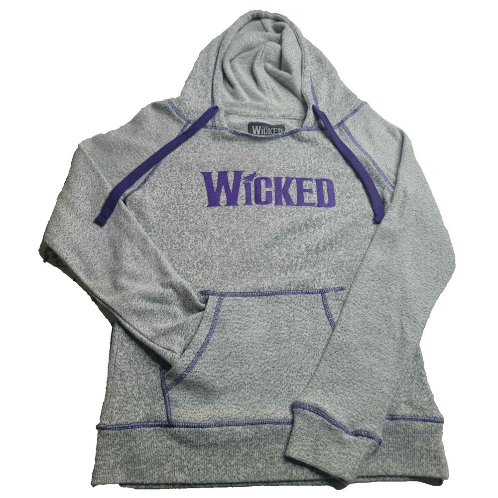 Wear Wicked Gray Hoodie Women's XS Broadway Play Musical